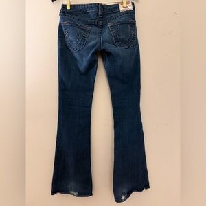 True Religion Dark Blue Flare Jeans RN#112790